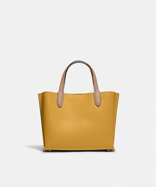 COACH ウィロウ トート 24 カラーブロック COACH（コーチ）の「ウィロウ トート 24 カラーブロック（トートバッグ
