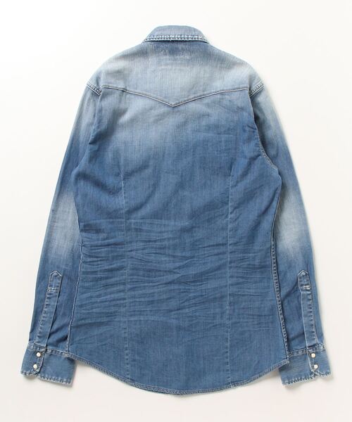 DSQUARED2（ディースクエアード）の「WASH WESTERN SHIRT /0222（テーラードジャケット・レディース・インディゴブルー・40）」の2枚目の写真