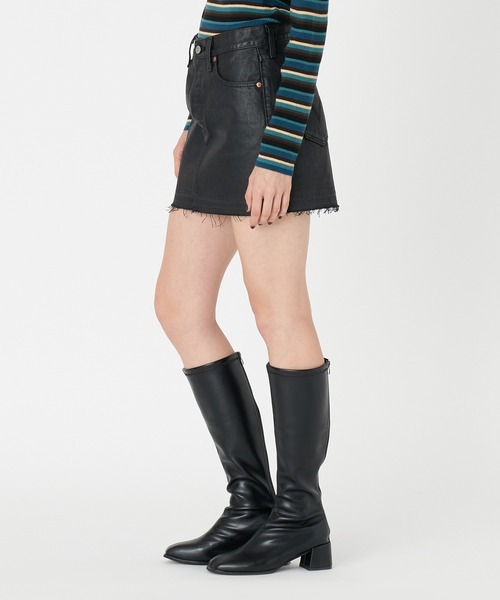 Levi's（リーバイス）の「Levi's/リーバイス ICON スカート ブラック POSH PARTY（デニムスカート・レディース・ブラック・23inch/24inch/27inch/26inch/25inch/28inch）」の14枚目の写真