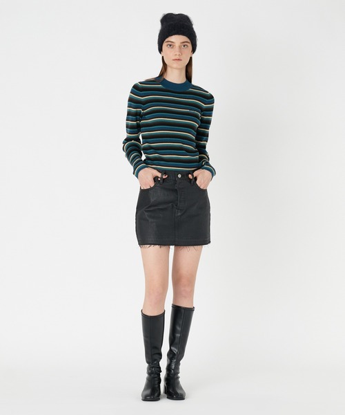 Levi's（リーバイス）の「Levi's/リーバイス ICON スカート ブラック POSH PARTY（デニムスカート・レディース・ブラック・23inch/24inch/27inch/26inch/25inch/28inch）」の17枚目の写真