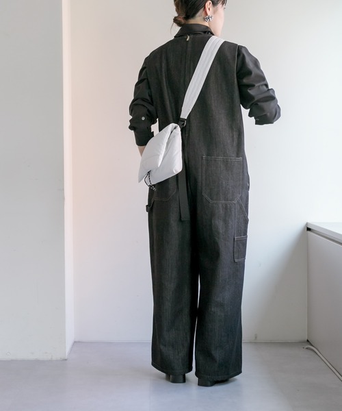 ear PAPILLONNER(イアパピヨネ)の「《ロクヨンクロス》ボンディングショルダーバッグ(ショルダーバッグ・レディース・ブラック/カーキ/イエロー/ホワイト・FREE)」の9枚目の写真