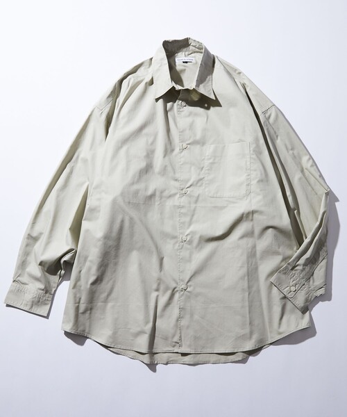 FREAK'S STORE（フリークスストア）の「限定展開 Relax Fit リラックスフィット レギュラーカラーシャツ/ストライプ（シャツ/ブラウス・メンズ・ブラック/オリーブ/サックスブルー/ベージュ/チャコールグレー/ホワイト/その他13/オフホワイト・SMALL/MEDIUM/LARGE）」の6枚目の写真