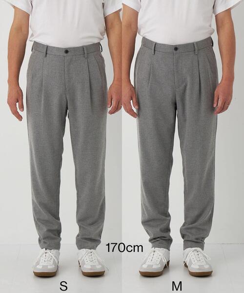 green label relaxing（グリーンレーベルリラクシング）の「フラノツイル 2プリーツ ユーティリティー パンツ -ウォッシャブル・ストレッチ-（その他パンツ・メンズ・ダークブラウン/グレー/ネイビー・XL/L/S/M）」の15枚目の写真