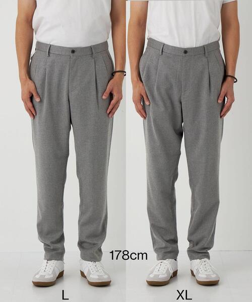 green label relaxing（グリーンレーベルリラクシング）の「フラノツイル 2プリーツ ユーティリティー パンツ -ウォッシャブル・ストレッチ-（その他パンツ・メンズ・ダークブラウン/グレー/ネイビー・XL/L/S/M）」の19枚目の写真