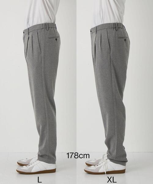 green label relaxing（グリーンレーベルリラクシング）の「フラノツイル 2プリーツ ユーティリティー パンツ -ウォッシャブル・ストレッチ-（その他パンツ・メンズ・ダークブラウン/グレー/ネイビー・XL/L/S/M）」の20枚目の写真