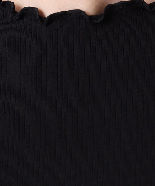 SHOO・LA・RUE（シューラルー）の「◆メロー使いボトルネック長袖インナー（Tシャツ/カットソー・レディース・オフホワイト/ブラック/ブラウン系・02/03/04）」の22枚目の写真