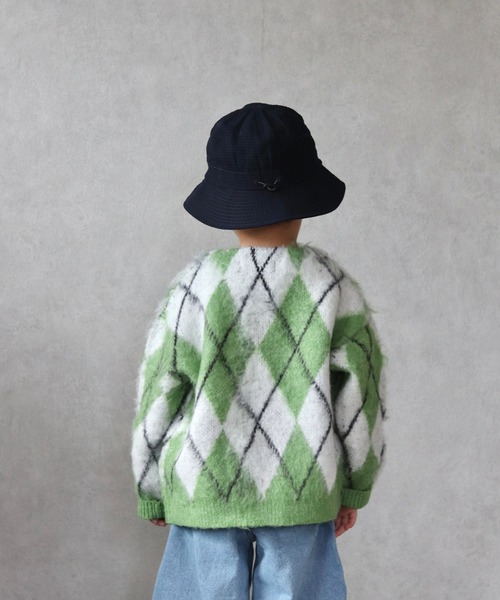 CIAOPANIC TYPY（チャオパニックティピー）の「【WEB限定カラー】【KIDS】アソートジャガードシャギーニットカーディガン（カーディガン/ボレロ・キッズ・ベージュ/ネイビー/パープル/ブラウン/グリーン・S/M/L/XL/XXL）」の18枚目の写真