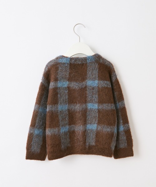 CIAOPANIC TYPY（チャオパニックティピー）の「【WEB限定カラー】【KIDS】アソートジャガードシャギーニットカーディガン（カーディガン/ボレロ・キッズ・ベージュ/ネイビー/パープル/ブラウン/グリーン・S/M/L/XL/XXL）」の20枚目の写真