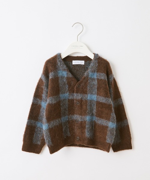 CIAOPANIC TYPY（チャオパニックティピー）の「【WEB限定カラー】【KIDS】アソートジャガードシャギーニットカーディガン（カーディガン/ボレロ・キッズ・ベージュ/ネイビー/パープル/ブラウン/グリーン・S/M/L/XL/XXL）」の19枚目の写真