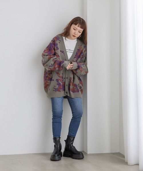 LOWRYS FARM（ローリーズファーム）の「スタイルアップデニムスキニーパンツ　969874（デニムパンツ・レディース・グレー/ネイビー/ブルー・SMALL/LARGE/MEDIUM）」の8枚目の写真