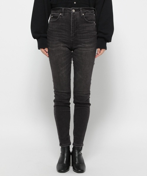 LOWRYS FARM（ローリーズファーム）の「スタイルアップデニムスキニーパンツ　969874（デニムパンツ・レディース・グレー/ネイビー/ブルー・SMALL/LARGE/MEDIUM）」の13枚目の写真