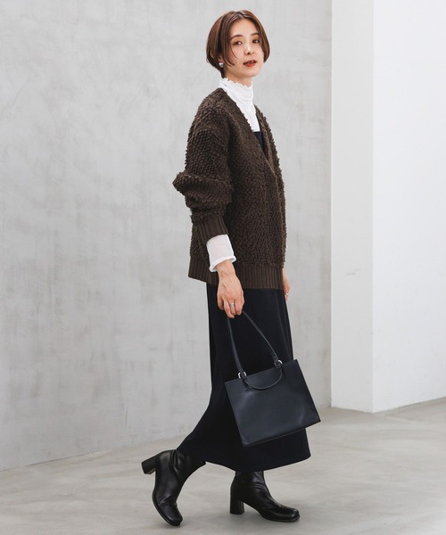 LEPSIM(レプシィム)の「オブリークトゥショートブーツ 969890(ブーツ・レディース・ブラウン/ブラック・LARGE/MEDIUM)」の12枚目の写真