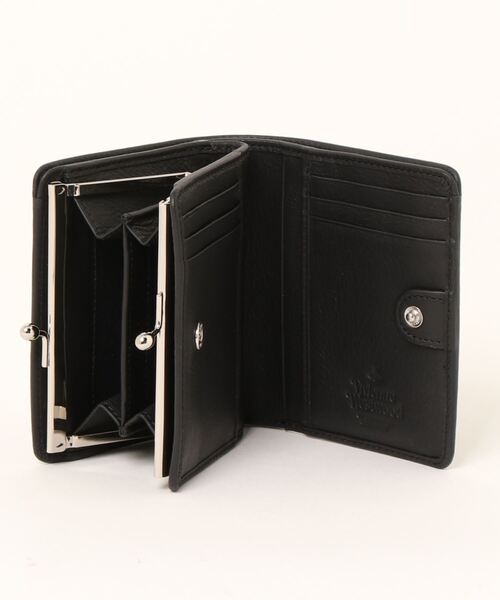 Vivienne Westwood(ヴィヴィアンウエストウッド)の「51010020-L001S-LASMOOTH LEATHER INJECTED ORB WALLET(財布・レディース・ブラック・FREE)」の4枚目の写真