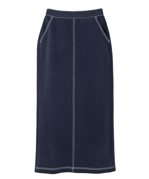 新品正規品【TFW49/L】裏起毛 ストレッチ スカート フリース 秋冬