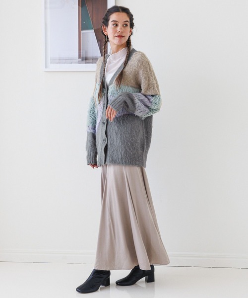 BAYFLOW(ベイフロー)の「キリカエフレアスカート(スカート・レディース・モカ/ブラック/グレイッシュベージュ・MEDIUM/SMALL)」の18枚目の写真