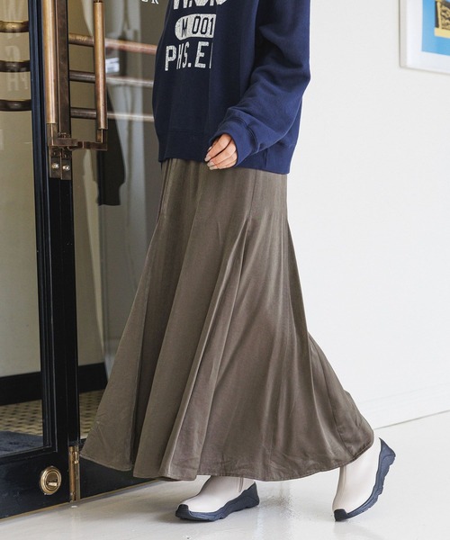 BAYFLOW(ベイフロー)の「キリカエフレアスカート(スカート・レディース・モカ/ブラック/グレイッシュベージュ・MEDIUM/SMALL)」の21枚目の写真
