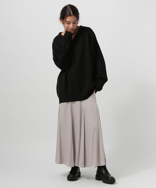 BAYFLOW(ベイフロー)の「キリカエフレアスカート(スカート・レディース・モカ/ブラック/グレイッシュベージュ・MEDIUM/SMALL)」の13枚目の写真