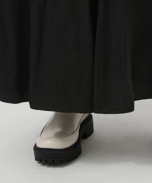 BAYFLOW(ベイフロー)の「キリカエフレアスカート(スカート・レディース・モカ/ブラック/グレイッシュベージュ・MEDIUM/SMALL)」の14枚目の写真