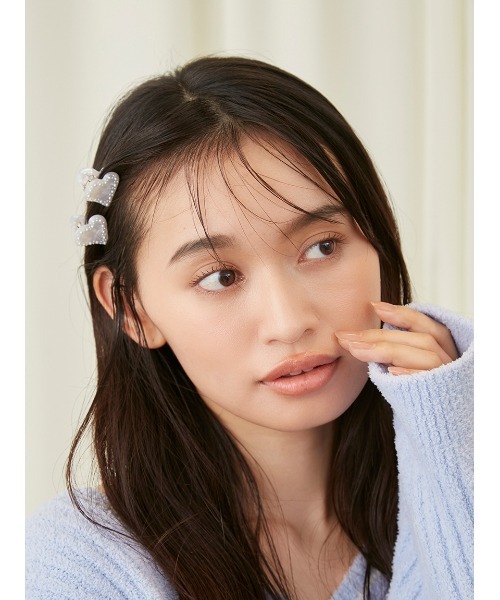 SNIDEL HOME(スナイデルホーム)の「アセチクリップ(バレッタ/ヘアクリップ・レディース・パープル/イエロー/ブルー/ピンク/ホワイト/グレー・FREE)」の13枚目の写真