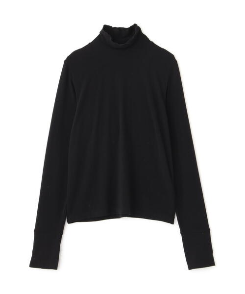 N.（N. Natural Beauty Basic）（エヌエヌナチュラルビューティーベーシック）の「◆ボタンカフススリーブカットソー（Tシャツ/カットソー・レディース・オフホワイト/ブラック/ミント・MEDIUM）」の4枚目の写真