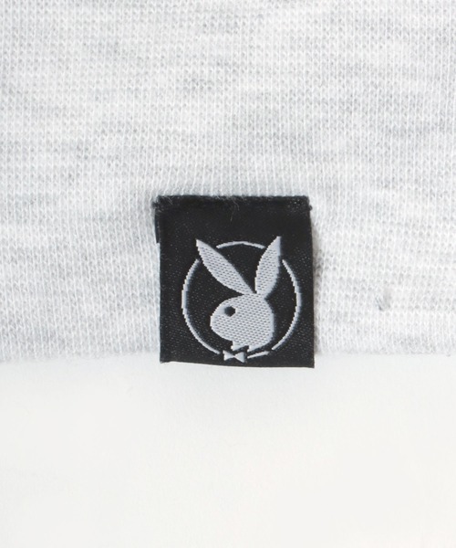 PLAYBOY(プレイボーイ)の「SEQUENZ×PLAYBOY/プレイボーイ ピンボールバニー ワンポイント バックロゴ刺繍 裏起毛 スウェットトレーナー(スウェット・メンズ・ブラック/オートミール/ワイン・L/LL/M)」の13枚目の写真