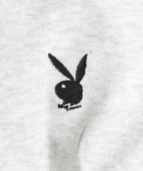 PLAYBOY(プレイボーイ)の「SEQUENZ×PLAYBOY/プレイボーイ ピンボールバニー ワンポイント バックロゴ刺繍 裏起毛 スウェットトレーナー(スウェット・メンズ・ブラック/オートミール/ワイン・L/LL/M)」の15枚目の写真