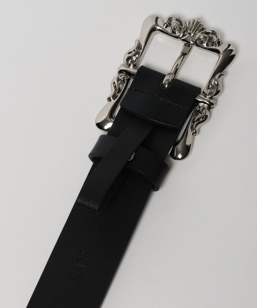 HARE（ハレ）の「ビンテージバックルベルト(HARE)（ベルト・レディース・ブラック/ブラック系その他/ブラック系その他2・FREE）」の9枚目の写真