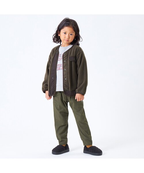 F.O.KIDS(エフオーキッズ)の「フリースカーディガン(カーディガン/ボレロ・キッズ・キナリ/キャメル/ブラウン・110/95/140/130/80/120/90/100)」の4枚目の写真