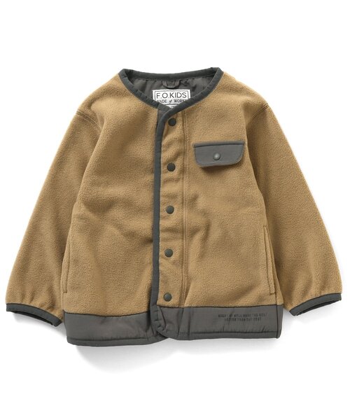 F.O.KIDS(エフオーキッズ)の「フリースカーディガン(カーディガン/ボレロ・キッズ・キナリ/キャメル/ブラウン・110/95/140/130/80/120/90/100)」の14枚目の写真