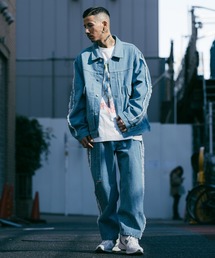 Subciety（サブサエティ）の「FRINGE DENIM JKT（デニムジャケット）」