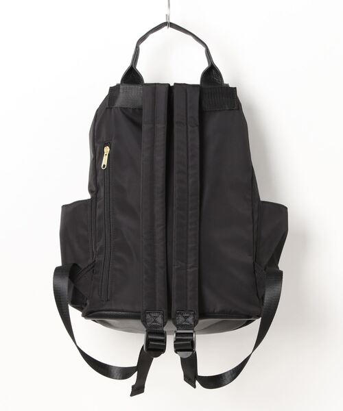 and it_（アンドイット）の「Legato Largoグロッシーコンビ リュック（バックパック/リュック・レディース・グレー/グレイッシュベージュ/ブラック・FREE）」の4枚目の写真