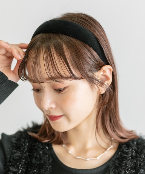 mystic（ミスティック）の「ベロアカチューシャ（カチューシャ・レディース・ブラック・ONE SIZE）」の4枚目の写真