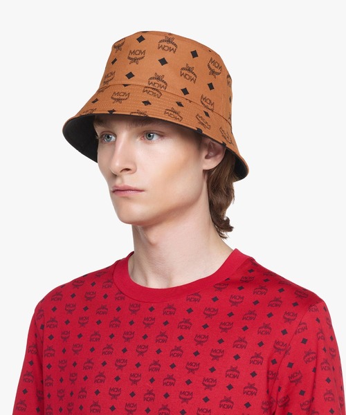【完売必至】エムシーエムリバーシブルで楽しめるバケットハット MCM（エムシーエム）の「リバーシブル モノグラムプリント