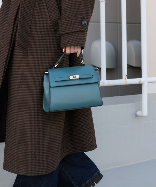 SENSE OF PLACE by URBAN RESEARCH(センスオブプレイスバイアーバンリサーチ)の「フェイクカナグショルダーバッグ(ショルダーバッグ・レディース・ブラック/ライトベージュ/グリーン・ONE)」の20枚目の写真