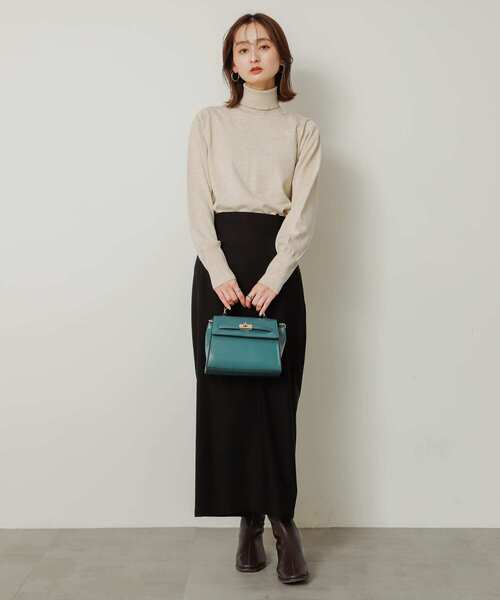 SENSE OF PLACE by URBAN RESEARCH(センスオブプレイスバイアーバンリサーチ)の「フェイクカナグショルダーバッグ(ショルダーバッグ・レディース・ブラック/ライトベージュ/グリーン・ONE)」の5枚目の写真