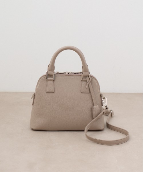 ダブルジッパーハンドバッグ