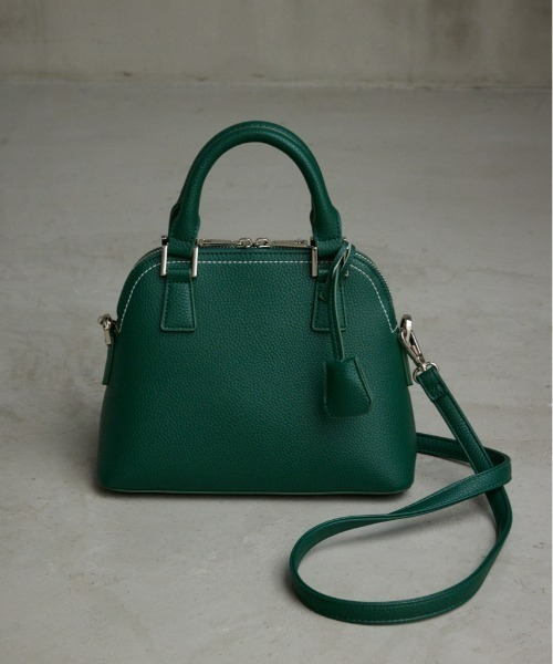 ダブルジッパーハンドバッグ