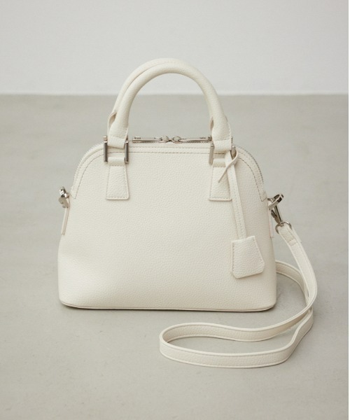 ダブルジッパーハンドバッグ