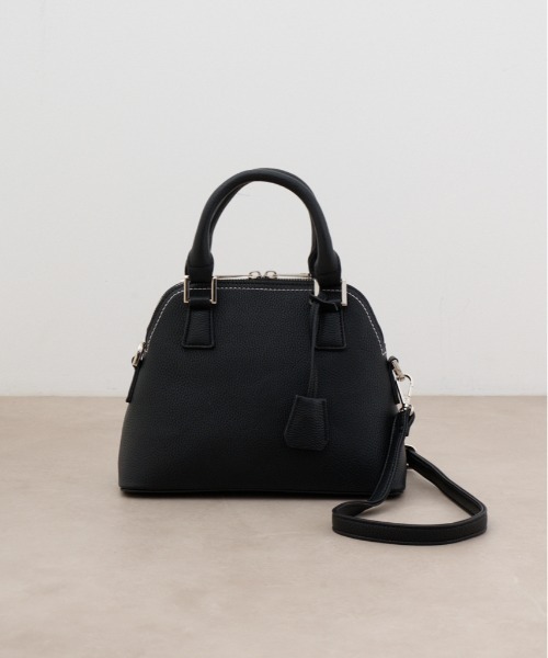 ダブルジッパーハンドバッグ