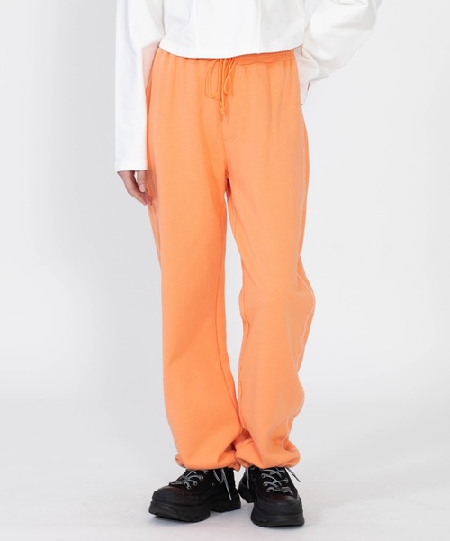 X-girl(エックスガール)の「SWEAT PANTS(スウェットパンツ・レディース・オレンジ/チャコール/ベージュ・S/M)」の22枚目の写真