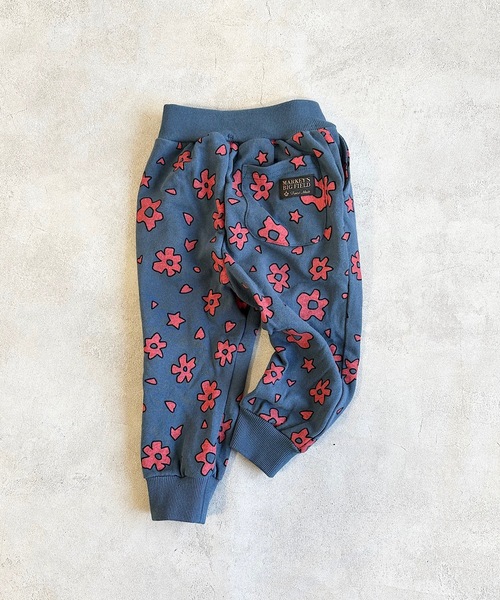 BIG FIELD(ビッグフィールド)の「総柄スウェットパンツ(80~150cm)(スウェットパンツ・キッズ・オフホワイト/カーキ/ネイビー・130/90/110/120/150/80/100/140/95)」の3枚目の写真