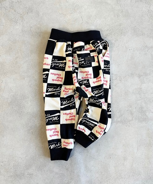 BIG FIELD(ビッグフィールド)の「総柄スウェットパンツ(80~150cm)(スウェットパンツ・キッズ・オフホワイト/カーキ/ネイビー・130/90/110/120/150/80/100/140/95)」の5枚目の写真