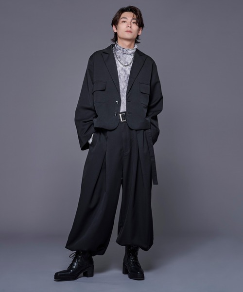 Ellno Losetダブルジップ別珍ブルゾン・別珍タックパンツ　セットアップ Ellno Loset ダブルジップ別珍ブルゾン - メルカリ