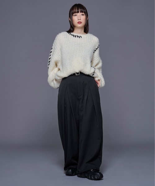 Ellno Losetダブルジップ別珍ブルゾン・別珍タックパンツ　セットアップ Ellno Loset ダブルジップ別珍ブルゾン - メルカリ