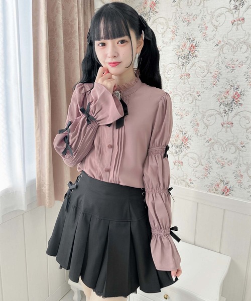 ROJITA（ロジータ）の「サイドレースアッププリーツミニスカパン