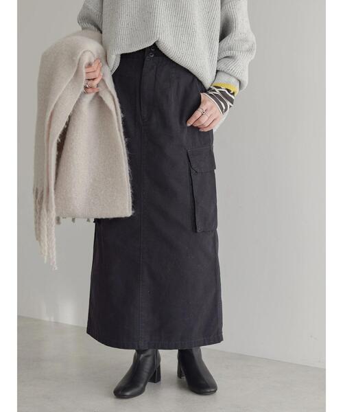 AMERICAN HOLIC（アメリカンホリック）の「カーゴタイトスカート（スカート・レディース・ブラック/カーキ・S/M/L）」の22枚目の写真
