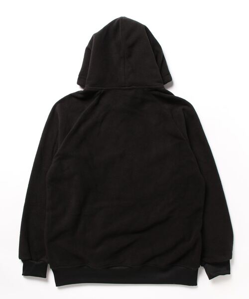 aimoha(アイモハ)の「aimoha outdoor ユニセックス ロゴプリントビッグシルエットパーカー(パーカー・レディース・ブラック/ベージュ・MEDIUM/LARGE/X-LARGE)」の3枚目の写真