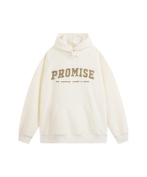aimoha outdoor ユニセックス ロゴプリントビッグシルエットパーカー