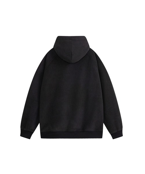 aimoha(アイモハ)の「aimoha outdoor ユニセックス ロゴプリントビッグシルエットパーカー(パーカー・レディース・ブラック/ベージュ・MEDIUM/LARGE/X-LARGE)」の12枚目の写真