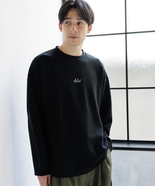 LAKOLE（ラコレ）の「ライトダンボールロゴロンＴ / 991910（Tシャツ/カットソー・メンズ・ベージュ/ホワイト/パープル/ブラック・MEDIUM/LARGE/X-LARGE）」の3枚目の写真